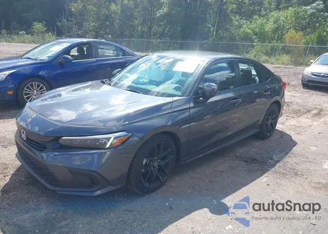 2023 Honda Civic Sport z USA, uszkodzony, nr VIN 2HGFE2F58PH570054